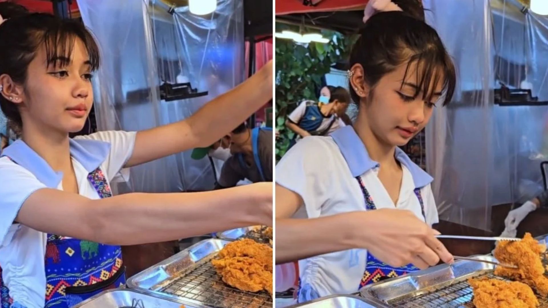 BLACKPINK’s Lisa Has A Lookalike! Thailand Fried Chicken Seller Goes Viral