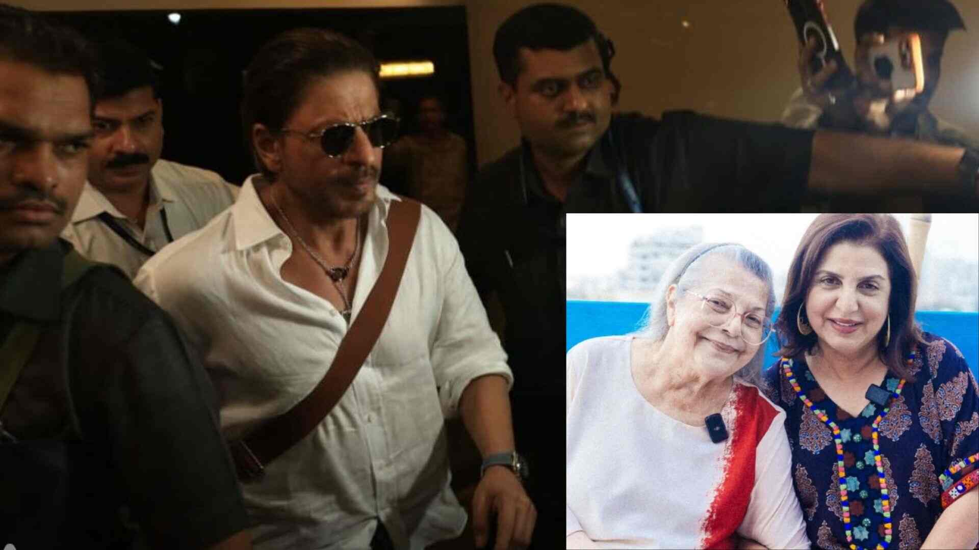 Shah Rukh Khan and Celebrities Pay Respects at Farah Khan's Mother's Funeral