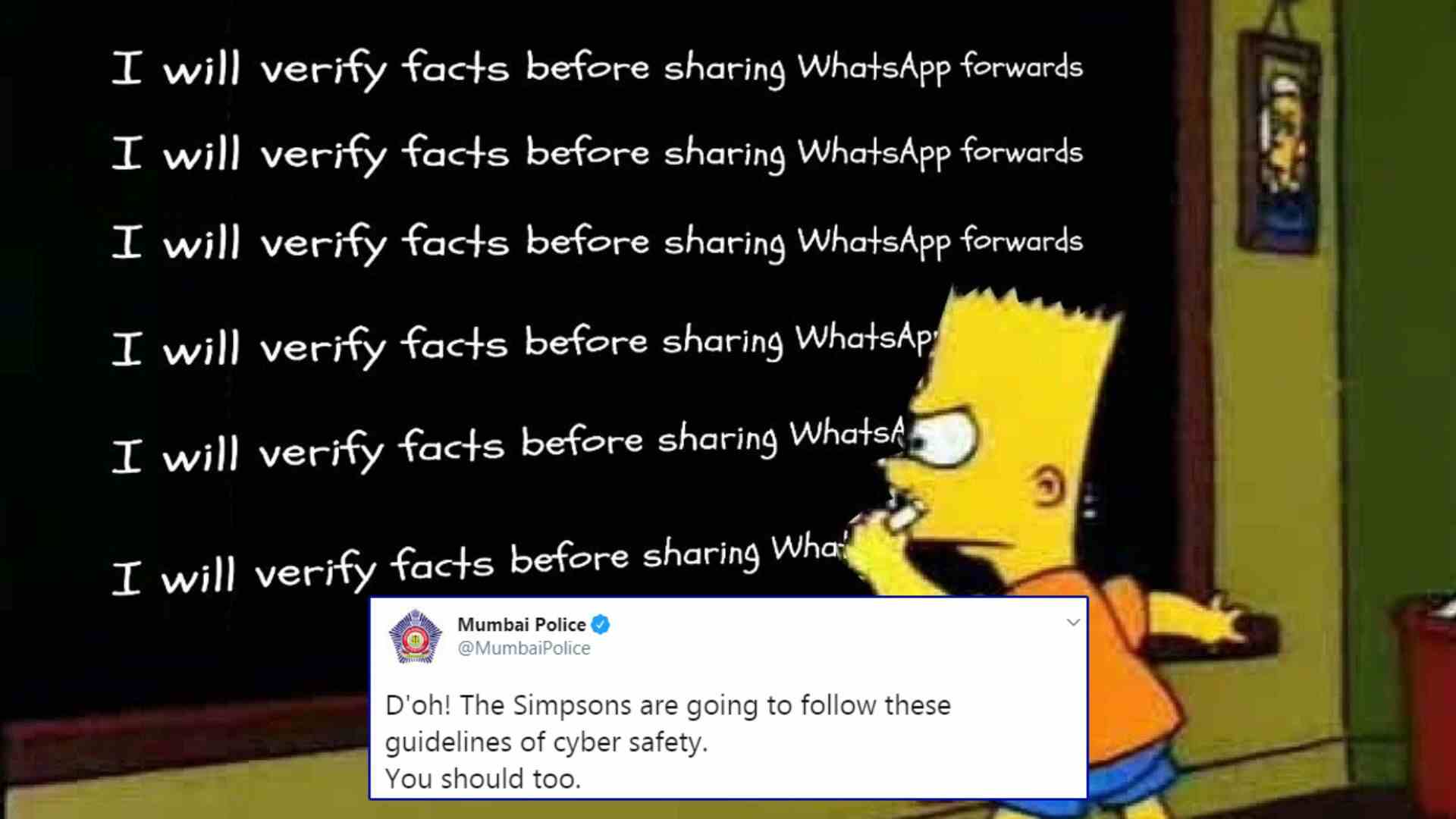 Mumbai Police Uses ‘The Simpsons’ Joke To Promote Strong Passwords