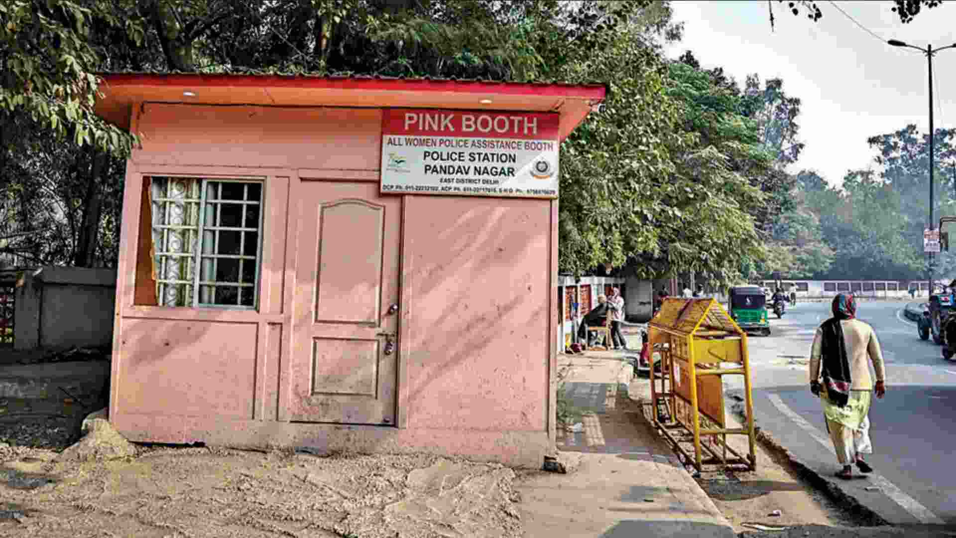 Delhi’s Pink Police Booths Struggle With Staffing And Functionality Issues