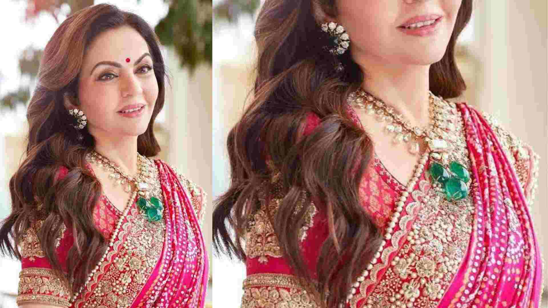 Anant-Radhika Wedding: Nita Ambani’s Mickey Mouse Emerald Necklace Steals The Spotlight