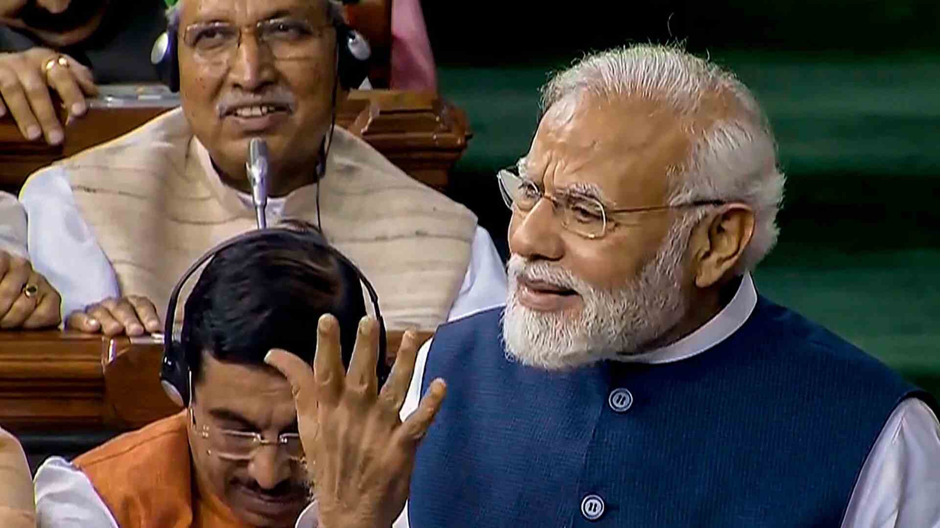 PM Modi Champions India’s Transformation, Critiques Opposition In Lok Sabha