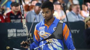 Paris Olympics: Indian Archer Dhiraj Falls Short Against Peters in Shoot-Off