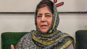 Mehbooba Mufti Urges Indian Government to Address Youth Concerns, Cites Bangladesh’s Economic Struggles as Warning