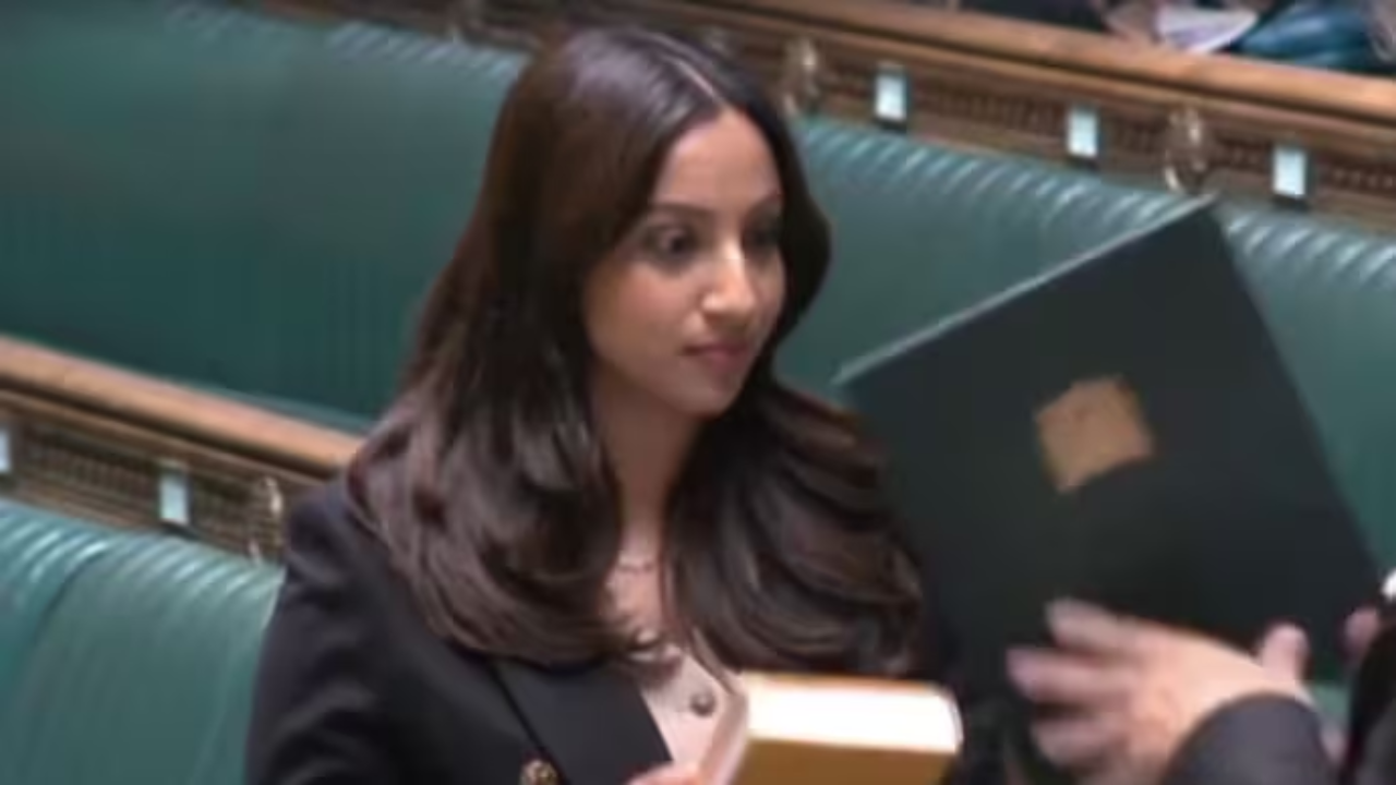 Watch: Indian-origin UK MP Shivani Raja Sworn In On Bhagavad Gita