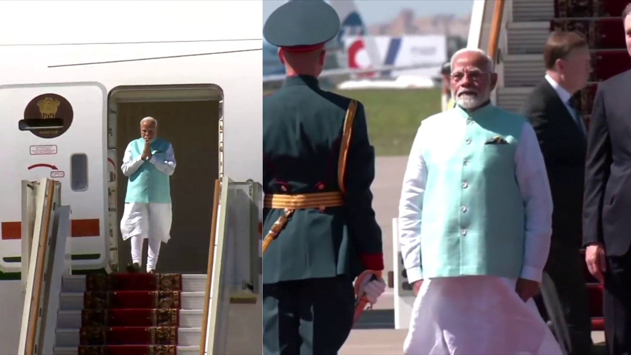 Watch: PM Narendra Modi Lands In Moscow For Key India-Russia Summit