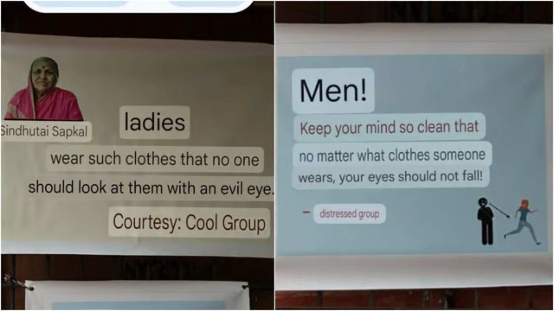 Pune: The Poster Asking Women To Dress Modestly Gets An Epic Response, Sets Internet On Fire