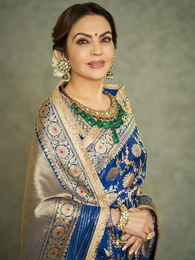 Nita Ambani Radiates Elegance In Rangkat Saree