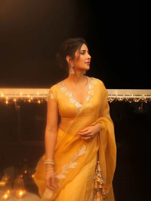 Glamorous Kaif  Stunning Saree Looks