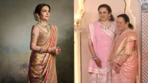 Nita Ambani’s Mother And Sister Arrive For Anant-Radhika’s Grand Wedding