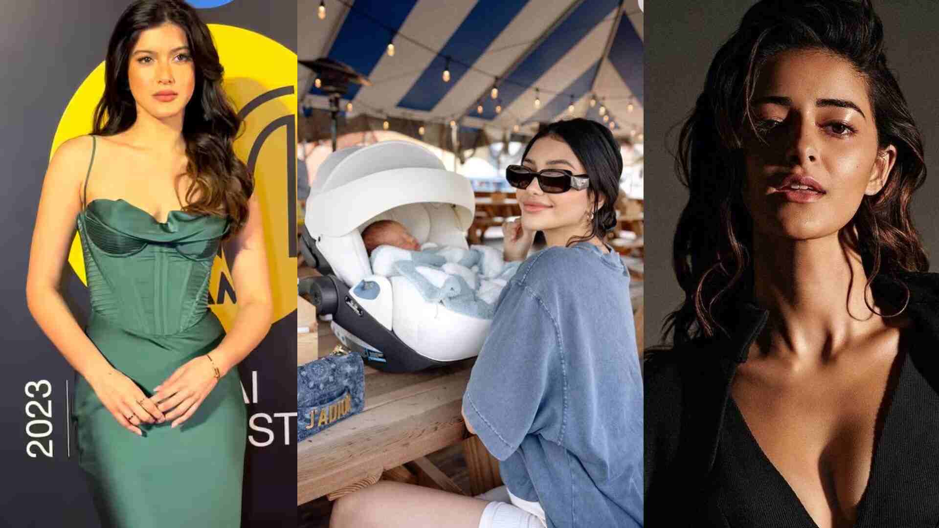 Shanaya Kapoor And Ananya Panday Shower Love On Alanna Panday’s Baby River