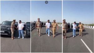 Watch: UP Cops Suspended After Viral Instagram Reel With Property Dealer