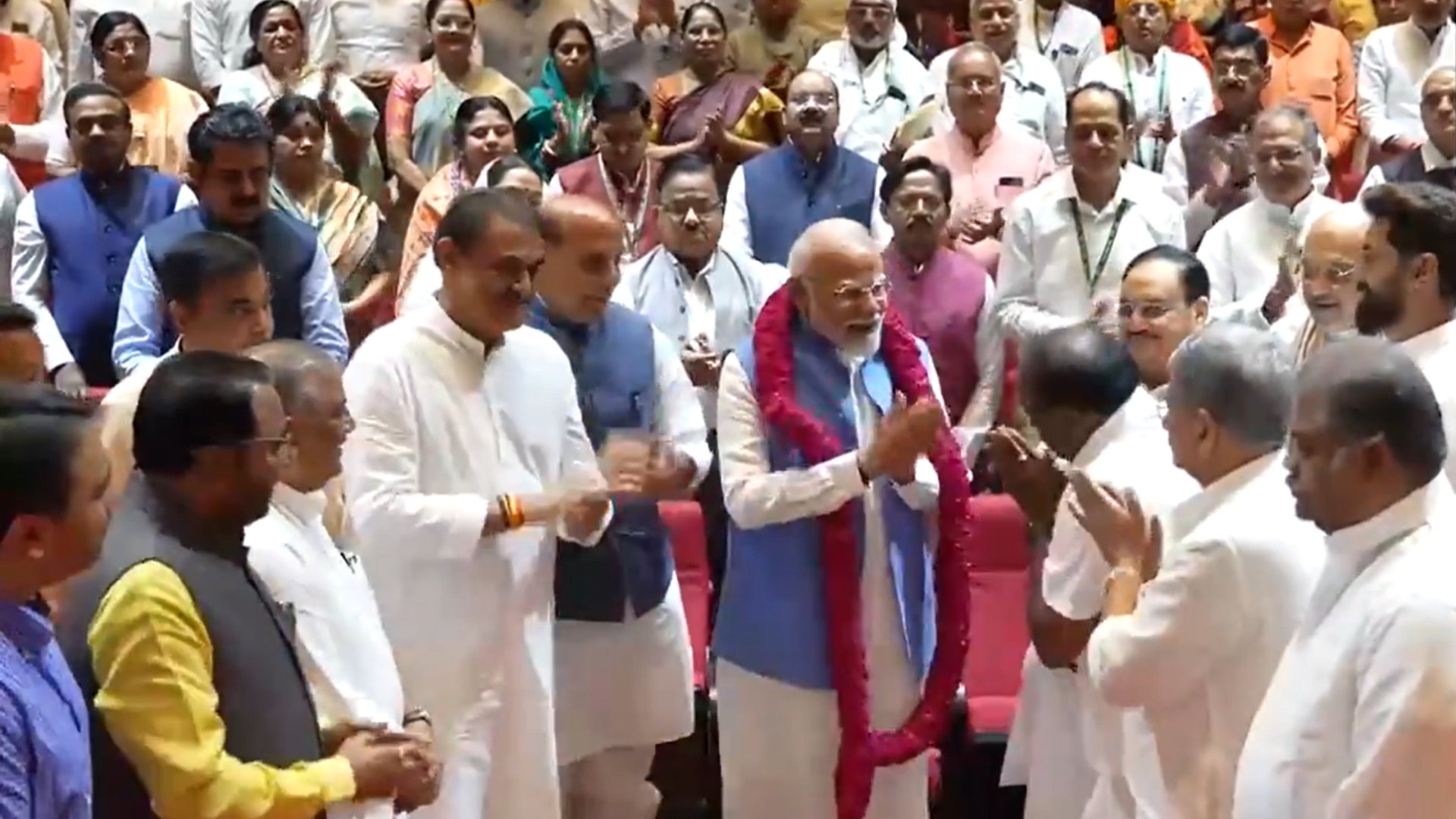 NDA Leaders In Delhi for NDA parliamentary Meeting