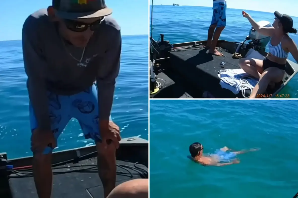 Brain Fade Moment: Florida Man Jumps Into Shark-Infested Ocean When Girlfriend Asks for Phone Password - WATCH