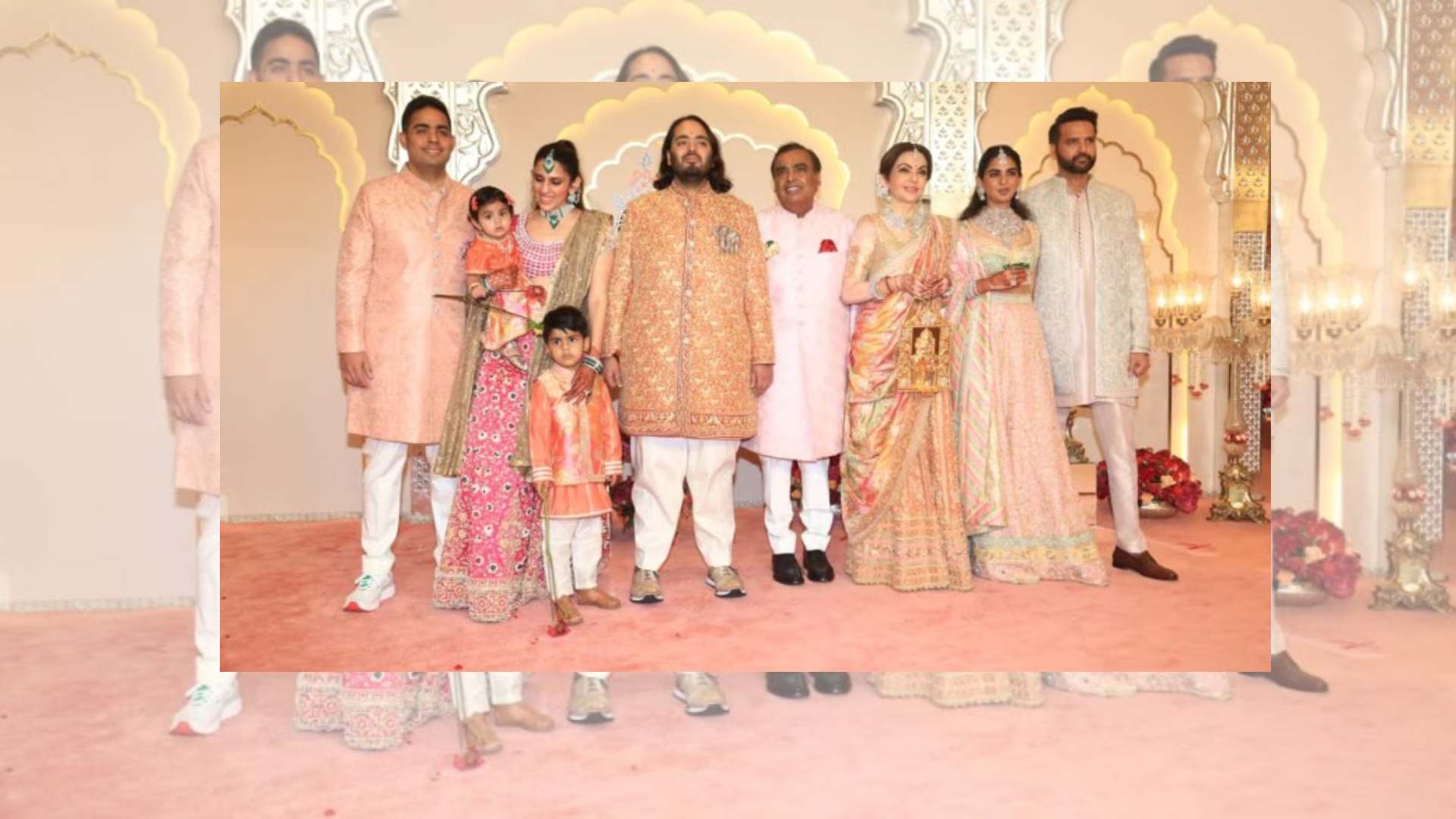 Anant Ambani's Wedding: Stylish Orange Sherwani And Unique Sports Shoes Wow Guests, Watch