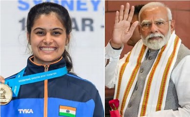 PM Modi Congratulates Manu Bhaker On 2024 Olympic Win – Watch Video