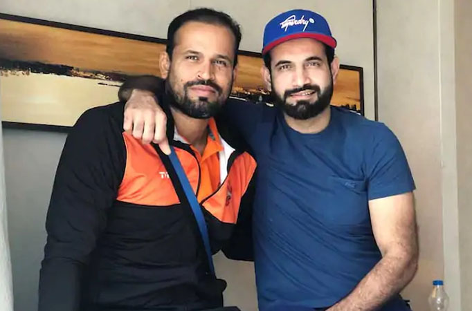 Brothers Forever: Irfan Pathan's Adorable Gesture After a Heated Moment on the Field with Brother Yusuf Pathan Wins Internet - WATCH