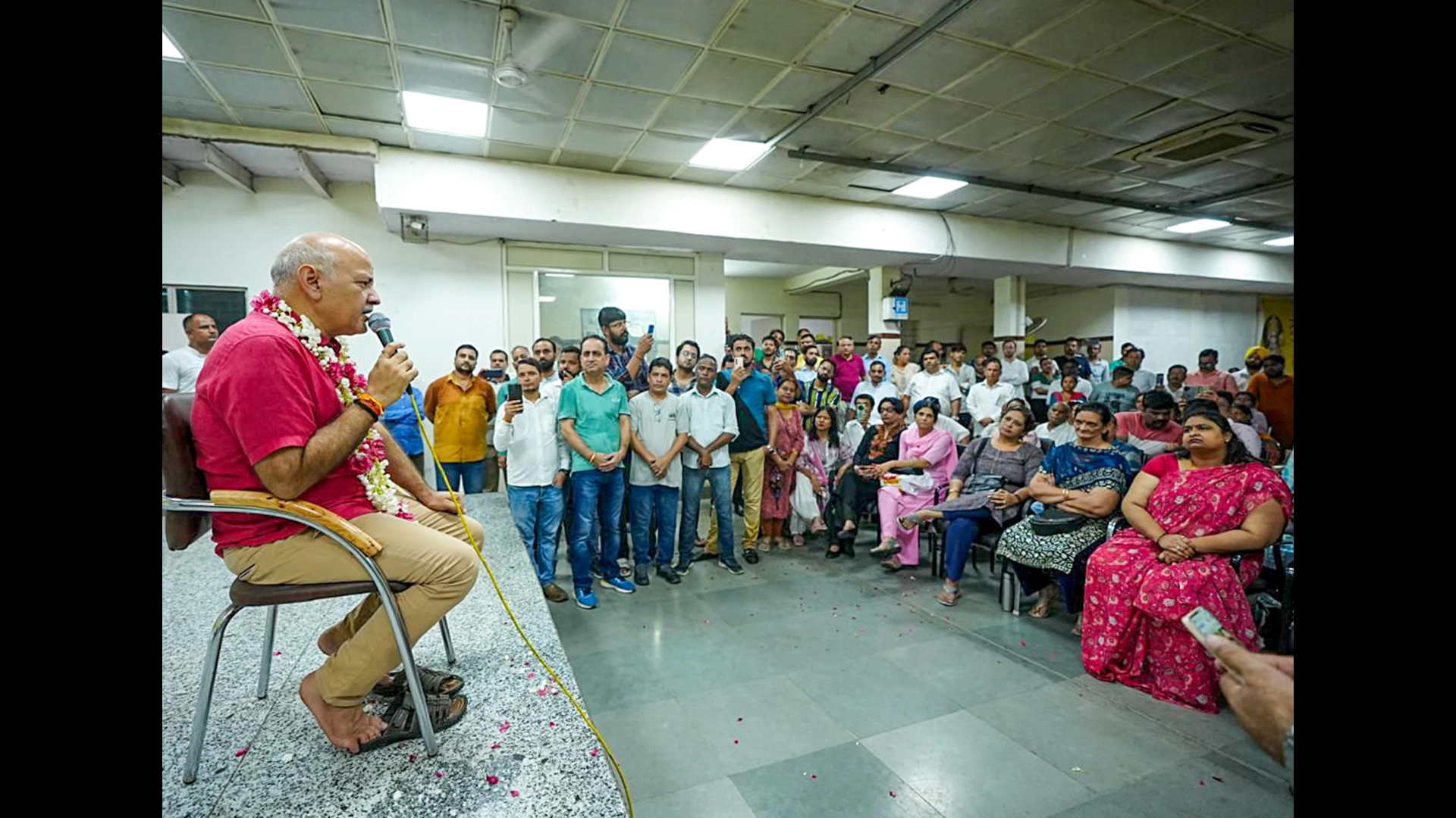 Manish Sisodia, Patparganj Assembly constituency, AAP volunteers, meeting