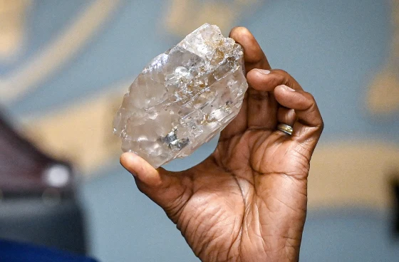 Massive 2,492-Carat Diamond Discovered in Botswana, Second-Largest in History