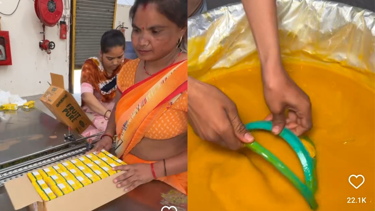 Slow Poison”: Viral Video Exposes Shocking Mango Juice Packaging Process