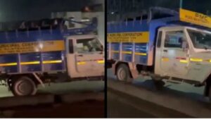 Is That Ajay Devgan From Tarzan On The Streets Of Pune? Driverless Municipal Truck Reverses | Watch