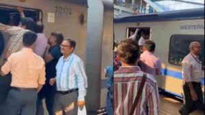 Mumbai’s AC Local Train Becomes ‘Cattle Class’ At Mira Road | Viral Video