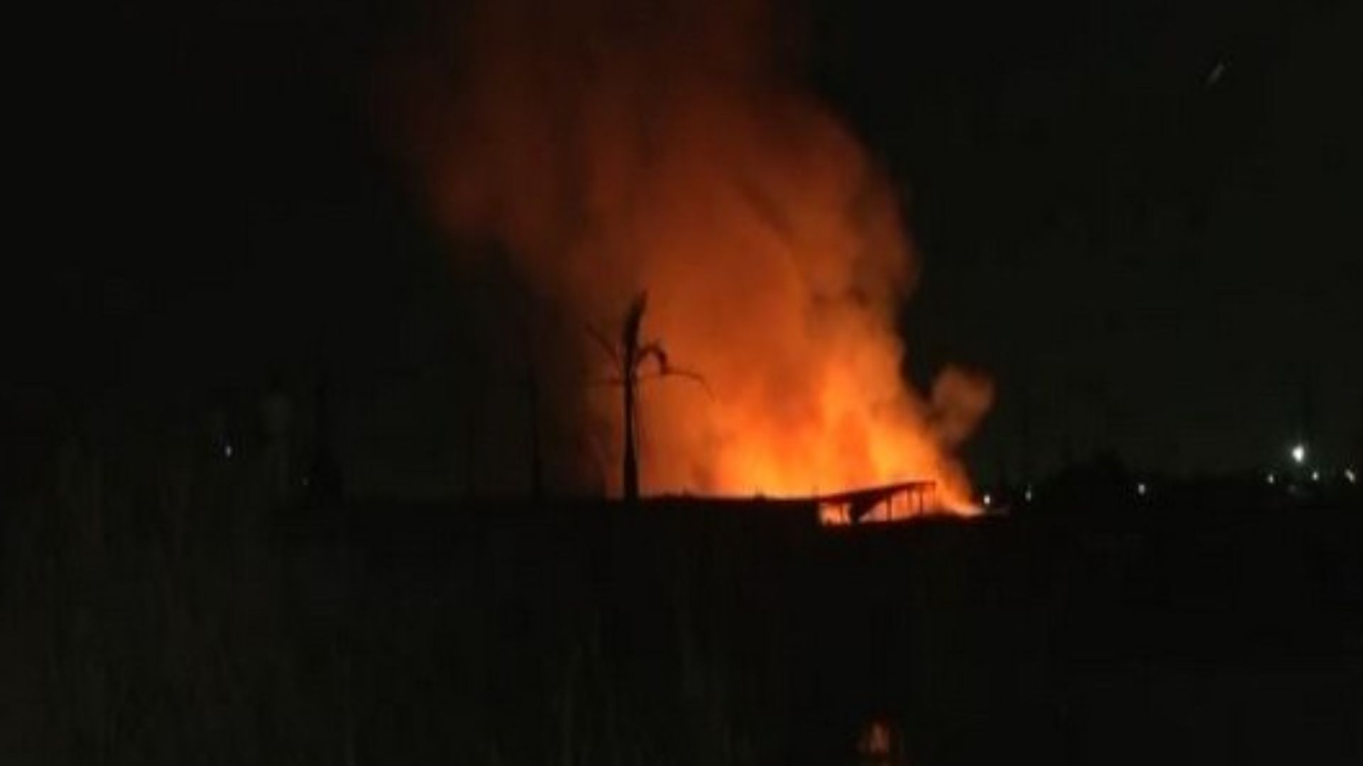 Massive Fire Erupts At Waste Warehouse in Delhi’s Karala Area