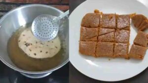 How To Make Milk Cake Barfis From Leftover Rotis | Viral Video