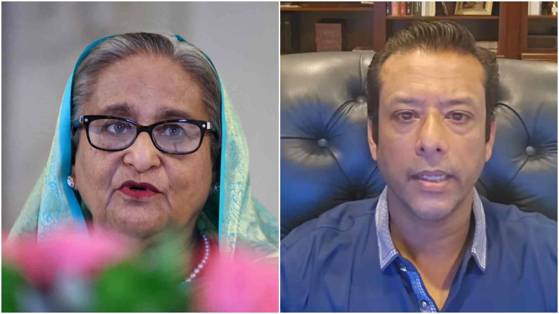 Sheikh Hasina & Son Sajeeb Wazed