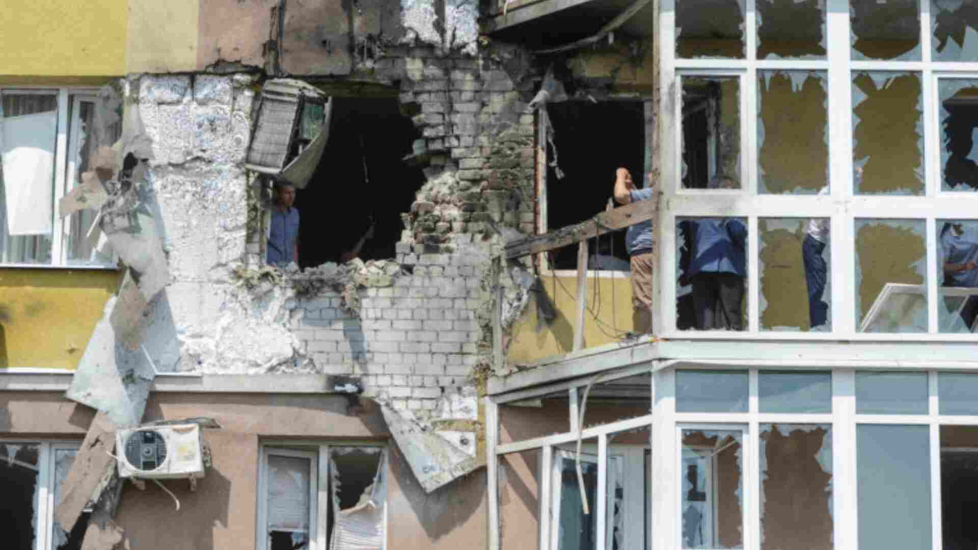 Ukraine's 9/11 Like Drone Attack Hits Russian Residential Building