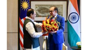 JP Nadda meets Malaysian PM Anwar Ibrahim in Delhi to strengthen party ties