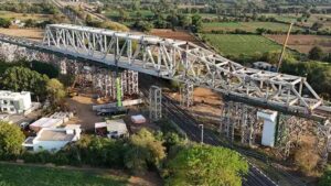 100-Meter ‘Make in India’ Steel Bridge Launched for Mumbai-Ahmedabad Bullet Train