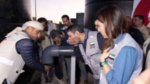 UAE Restores Water Networks in Northern Gaza