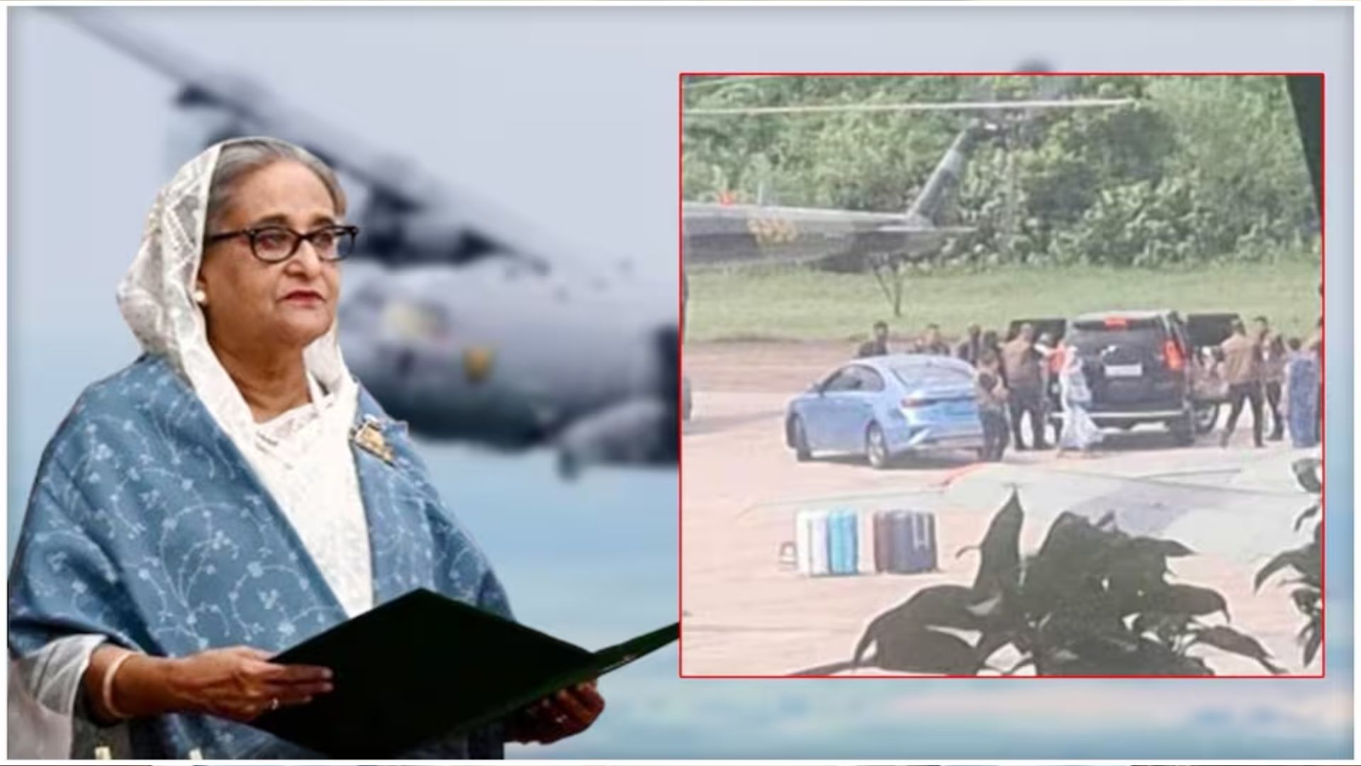 Aircraft that brought Hasina to India returns to Bangladesh