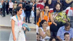 Watch: Isha Ambani Stuns In Floral Maxi Dress At Paris Olympics With Bhabi Radhika And Anant