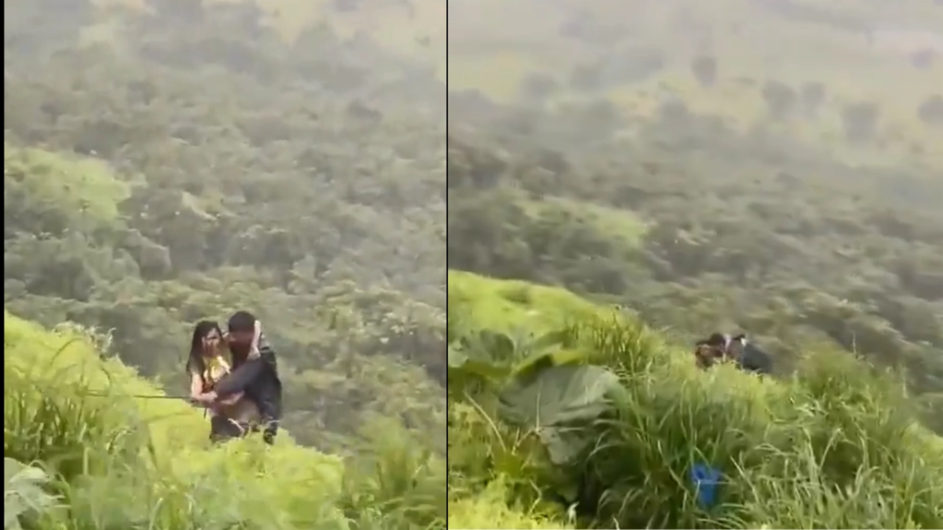 Watch: Pune Woman Falls 100 Feet Into Gorge While Taking Selfie, Rescued