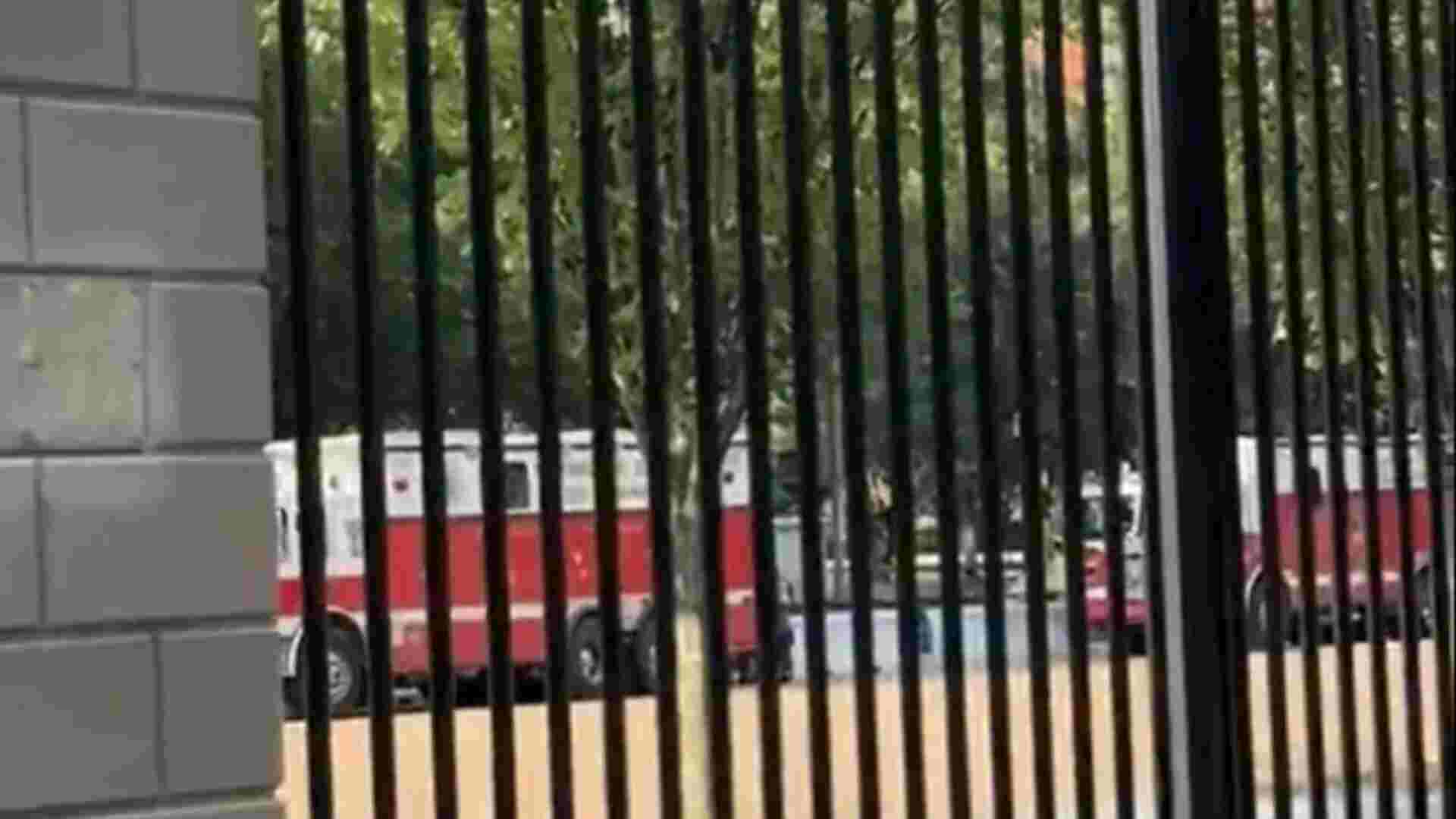 Emergency Vehicles And Blocked Entrances At White House