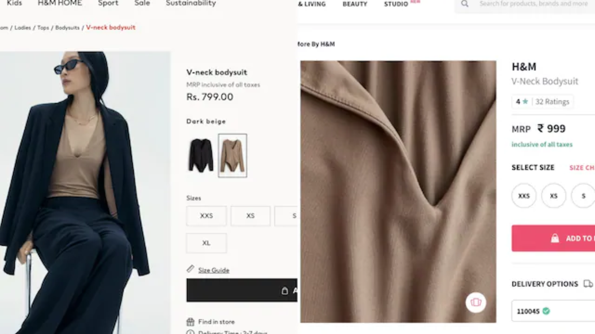 Woman Spots Rs 799 H&M Top Listed for Rs 999 on Myntra