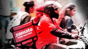 Watch: Drenched Zomato Delivery Agent, Tries To Spot Customers In Traffic