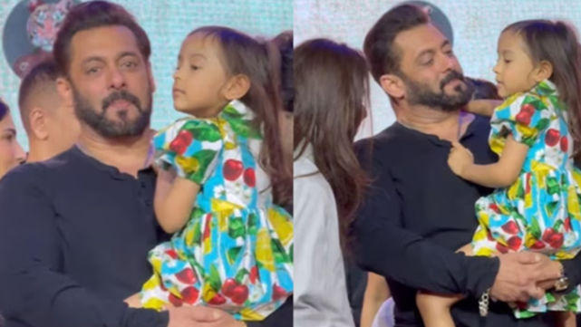 Salman Khan Holds Niece Ayat at Angry Young Men Trailer—Watch