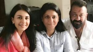 Watch Pics: Sanju Baba wishes sisters Priya, Namrata on Raksha Bandhan