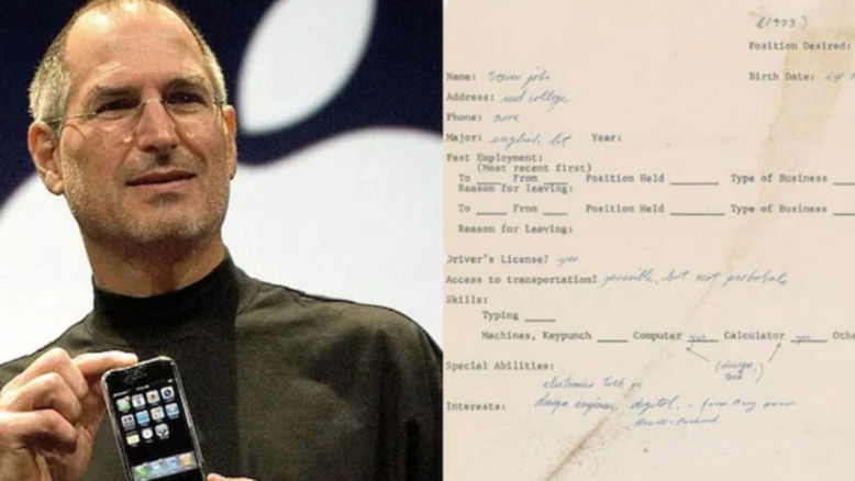 Vintage Resumes of Steve Jobs and Bill Gates at 18 Go Viral