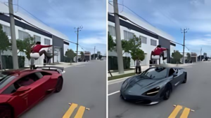 Watch: IShowSpeed’s Viral Stunt, Jumping Over Two Speeding Luxury Cars