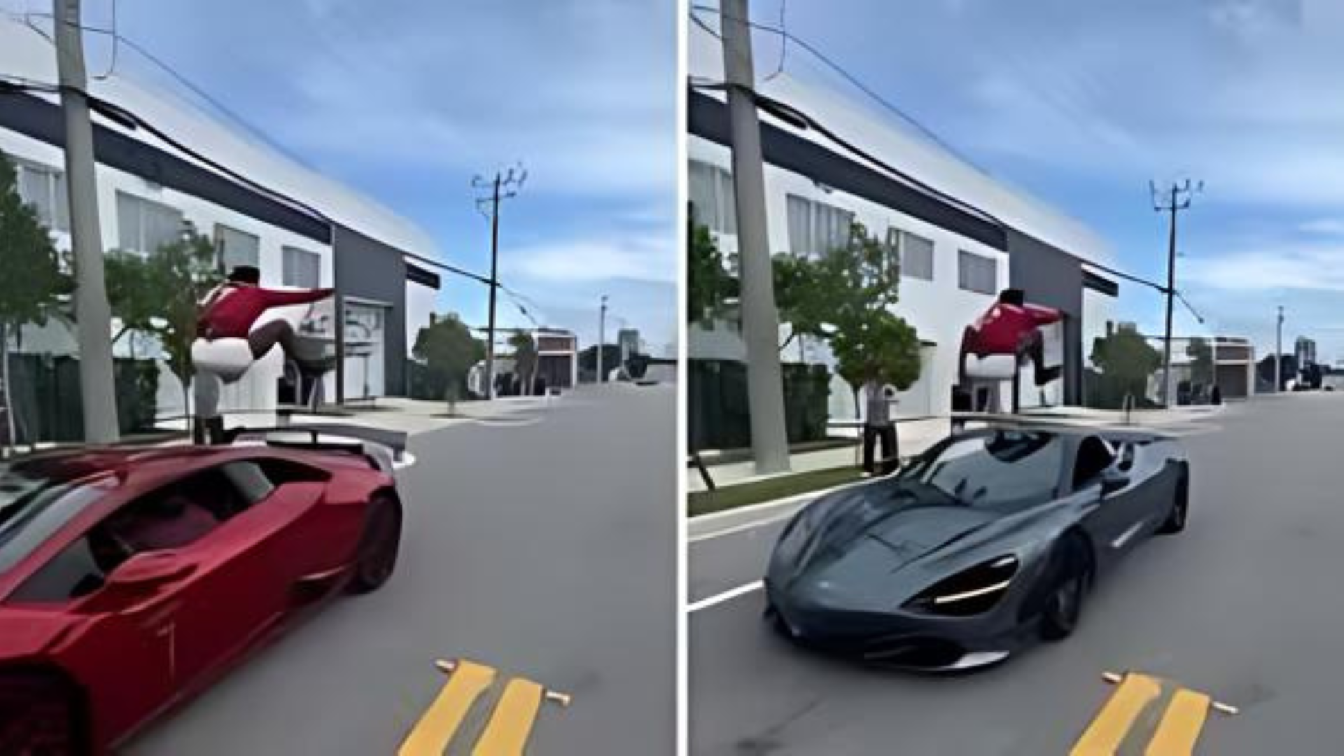 Watch: IShowSpeed’s Viral Stunt, Jumping Over Two Speeding Luxury Cars