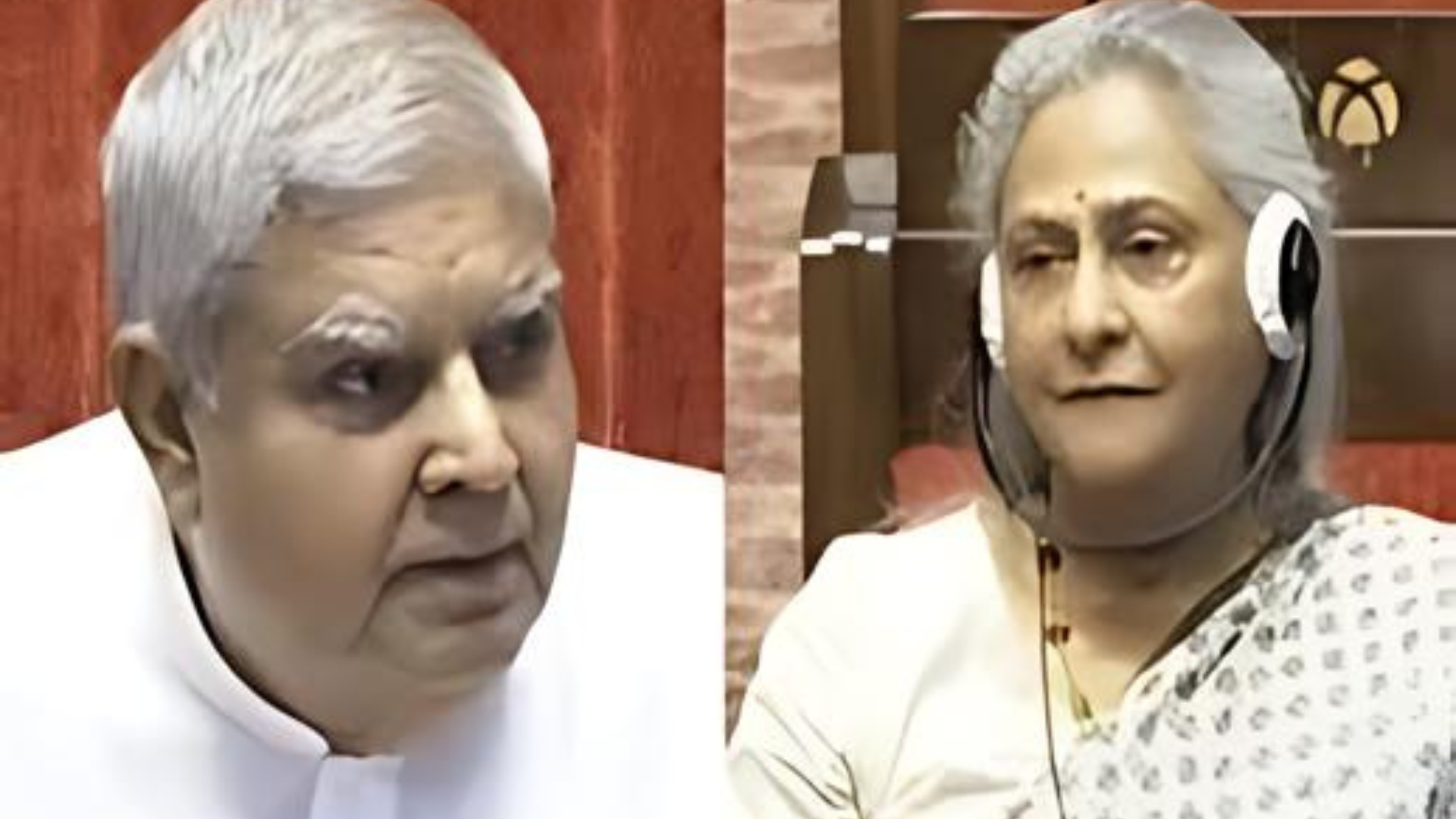 Jaya Bachchan And Dhankhar Argues In Rajya Sabha