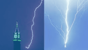 Watch: Lightning Strikes Mecca’s Clock Tower, Creating Stunning Flower-Like Display