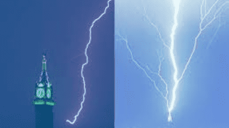 Lightning Strikes Mecca’s Clock Tower, Creating Stunning Flower