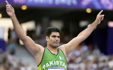 Arshad Nadeem Sets New Olympic Record With 92.97m Javelin Throw In Paris