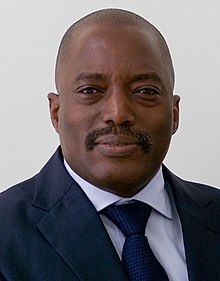 Kabila, the 4th President of the Democratic Republic of the Congo. (Wikipedia)