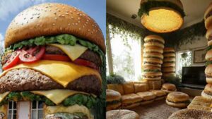 AI-Generated Video Of House Shaped Like A Burger Sparks ‘Homeburger’ Craze Online